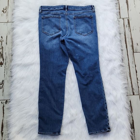 Athleta Sculptek Skinny Azure Wash Travel Hiking Jean #351674 size 14 - Picture 8 of 11